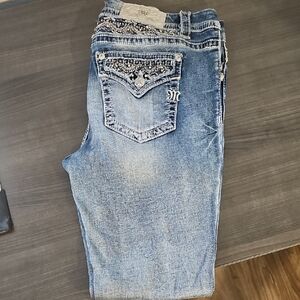 Embellished Blue Jeans